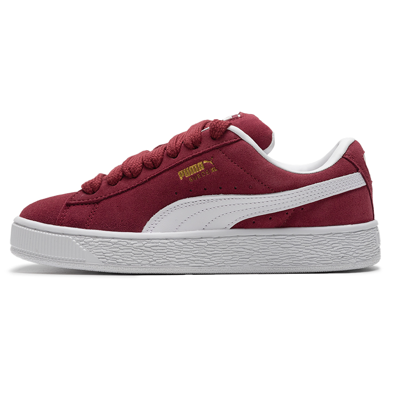 Women Shoes Puma - รองเท้าผ้าใบสีแดง Puma สำหรับผู้ชายและผู้หญิง, รุ่น Gold Label,