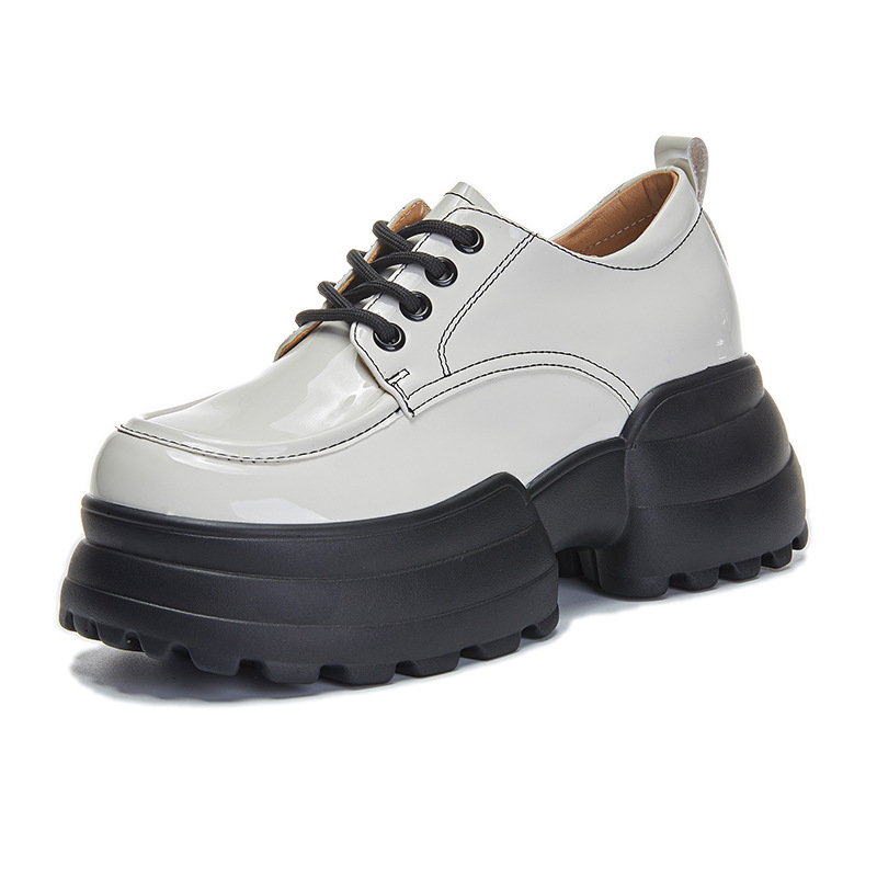 Women Shoes Japanese Brand - รองเท้าส้นตึกแบบสวม ส้นสูง 8 ซม. หนังสังเคราะห์ ยี่ห้อดัง