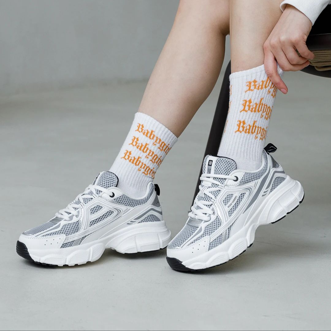 Women Shoes Nb - บาสโพลาผู้หญิงรองเท้าวิ่งแฟชั่นตาข่ายน้ำหนักเบากันลื่นรองเท้าผ้าใบสำหรับวิ่งจ๊อกกิ้งหญิงกลางแจ้งระบายอากาศได้ดีรองเท้าลำลองสีสันสดใส
