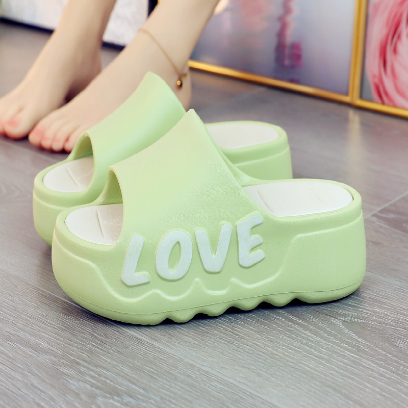 Mule Slip On - รองเท้าส้นสูง 6 ซม.แพลตฟอร์มรองเท้าแตะฤดูร้อนรองเท้า EVA Anti-SLIP Flip