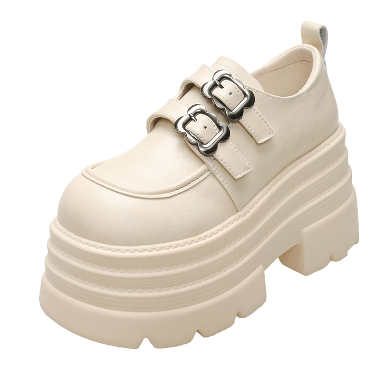 Women Shoes Japanese Brand - แฟลตแพลตฟอร์มรองเท้าLoafersผู้หญิงฤดูใบไม้ผลิรองเท้าสบายๆใหม่ 2024 Designerแฟชั่นแบรนด์ชุดเดินZapatosหญิงPuหนัง