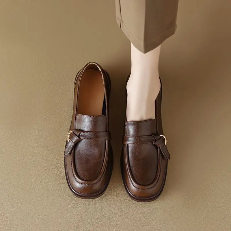 Women Shoes Quick Delivery - รองเท้าส้นเตี้ยมีรองเท้าบูทหุ้มข้อส้นปานกลางสำหรับผู้หญิงรองเท้าส้นเตี้ยแบบลำลองของส่งเร็วแฟชั่นล่าสุดสุดฮอต
