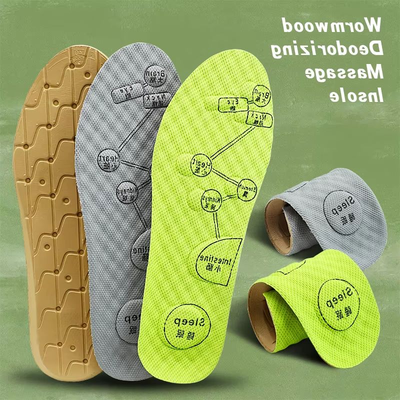 Women'S Shoes High Arch Support - แผ่นรองรองเท้ากีฬาระบายอากาศ ระงับกลิ่นเท้า สำหรับผู้ชายและผู้หญิง ฝังจุดกดเท้า เพื่อความสบายในการวิ่ง กระโดดสูง