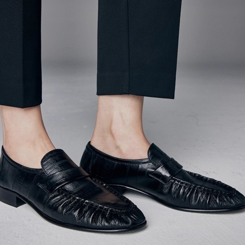 Women Shoes Heels - รองเท้าผู้หญิงหรูหรา รองเท้าหนังแท้ทำมือใหม่สำหรับผู้หญิง รองเท้าลำลองสไตล์อังกฤษสุดหรู รองเท้าดีไซเนอร์ Zapatos Mujer