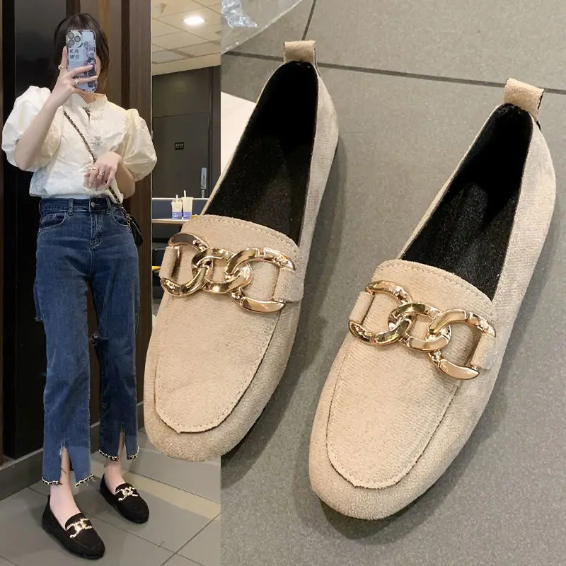 รองเท้าส้นแบนสตรี SLIP-ON รอบ  - Women Shoes Quick Delivery บทวิจารณ์และราคา