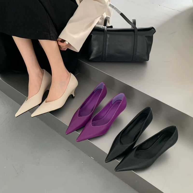 รองเท้าส้นเตี้ยแบบสวม SUOJIALU - Women'S Shoes Popular บทวิจารณ์และราคา