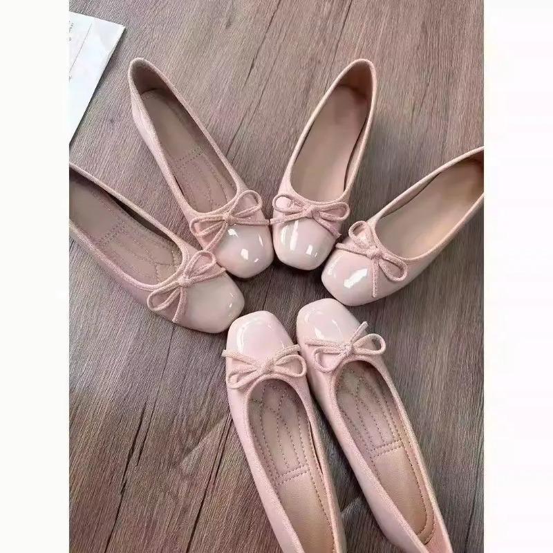 รองเท้าบัลเล่ต์ผู้หญิง หัวเหลี - Women Shoes Formal บทวิจารณ์และราคา