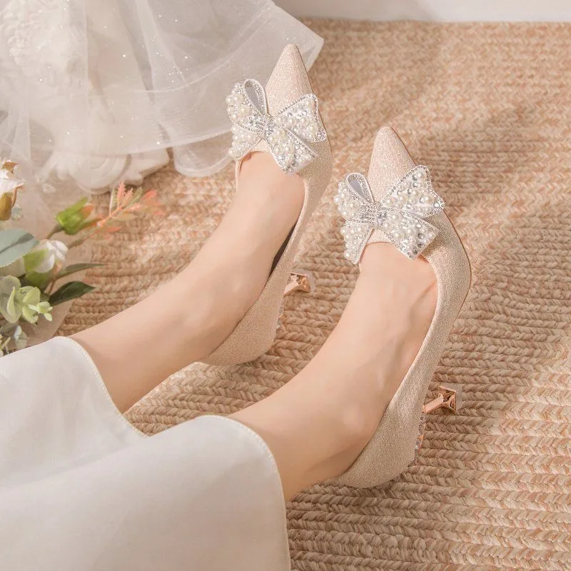 Stilito Pointed Toe ปั๊มแต่งงา - Women Shoes Quick Delivery บทวิจารณ์และราคา