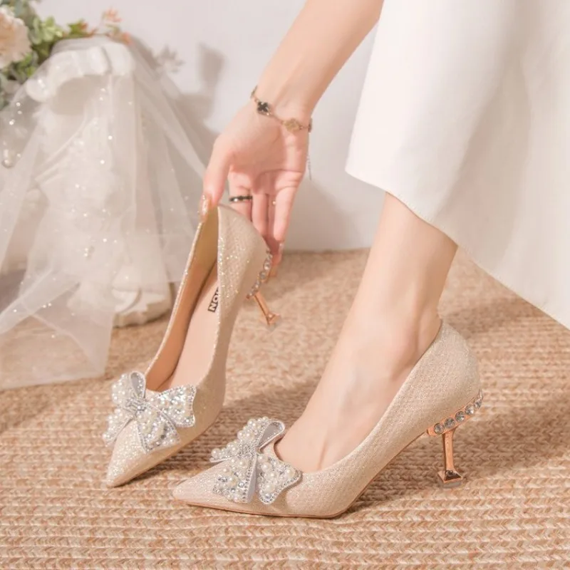 Stilito Pointed Toe ปั๊มแต่งงา - Women Shoes Quick Delivery บทวิจารณ์และราคา