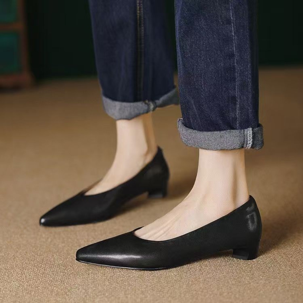 ​ ​ รองเท้าส้นเตี้ยแบบสวมสำหรั - Women Shoes Formal บทวิจารณ์และราคา