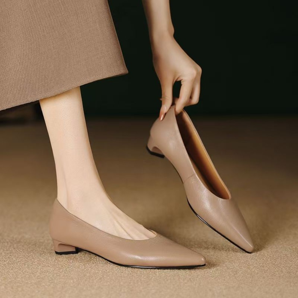 ​ ​ รองเท้าส้นเตี้ยแบบสวมสำหรั - Women Shoes Formal บทวิจารณ์และราคา