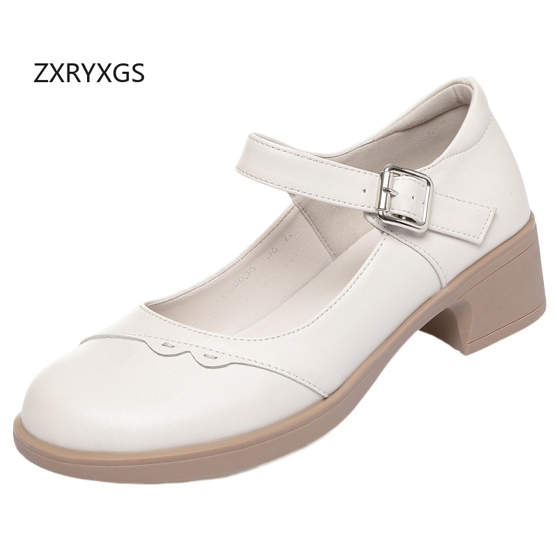ZXRYXGS ขายดี 2026 รองเท้าหนัง - Women Shoes Size 4 In Cm บทวิจารณ์และราคา
