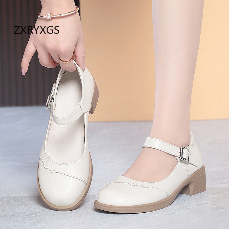 ZXRYXGS ขายดี 2026 รองเท้าหนัง - Women Shoes Size 4 In Cm บทวิจารณ์และราคา