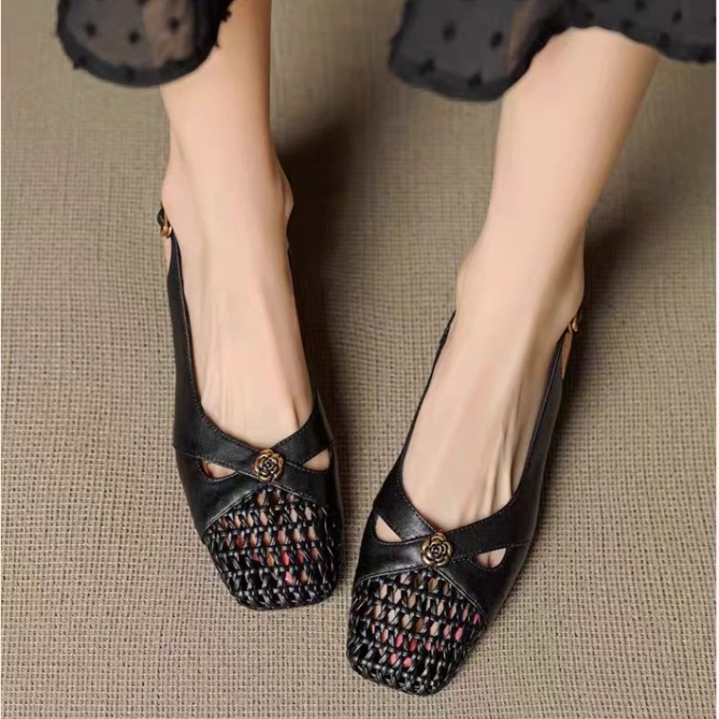 รองเท้าส้นเตารีดแบบปิดหัวสไตล์ - Mule Slip On บทวิจารณ์และราคา
