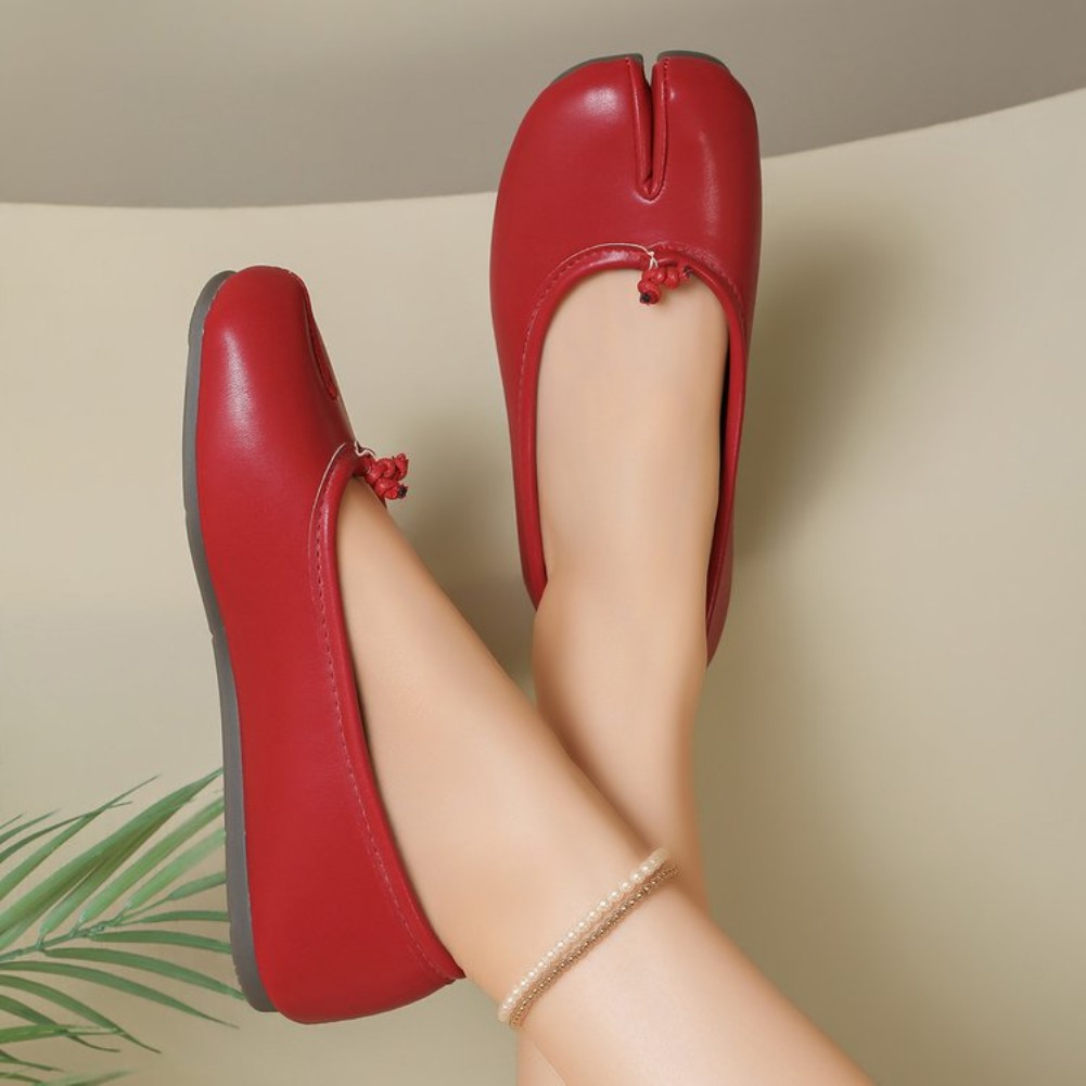 รองเท้าบัลเลต์แบบสวม หนังนุ่ม  - Women Shoes Japanese Brand บทวิจารณ์และราคา