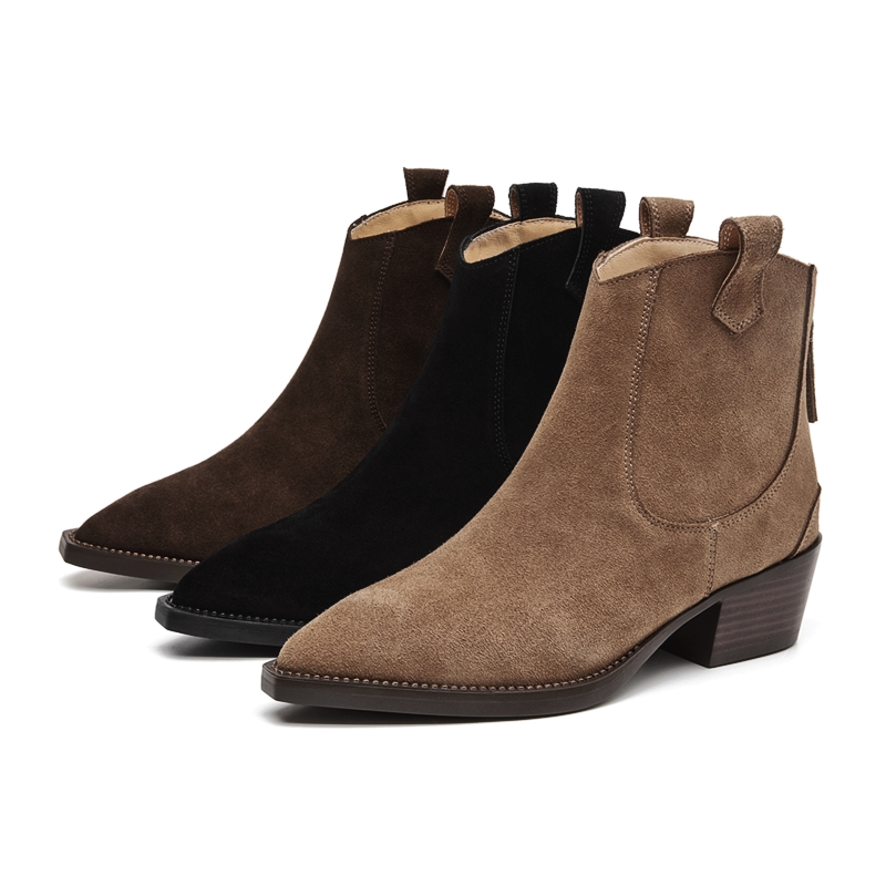 รองเท้าบูทข้อเท้าผู้หญิง AIYUQ - Western Cowgirl Boot บทวิจารณ์และราคา