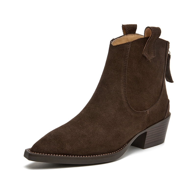รองเท้าบูทข้อเท้าผู้หญิง AIYUQ - Western Cowgirl Boot บทวิจารณ์และราคา