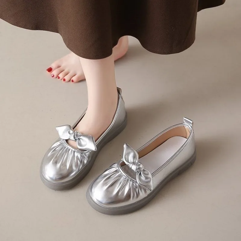 ส้นเตี้ยหรูหรากับรองเท้าโบว์สํ - Women Shoes Quick Delivery บทวิจารณ์และราคา