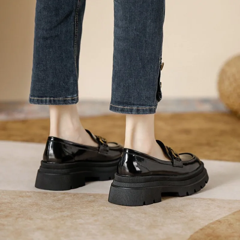 รองเท้าส้นเตี้ยทรงเหลี่ยมสำหรั - Women Shoes Quick Delivery บทวิจารณ์และราคา