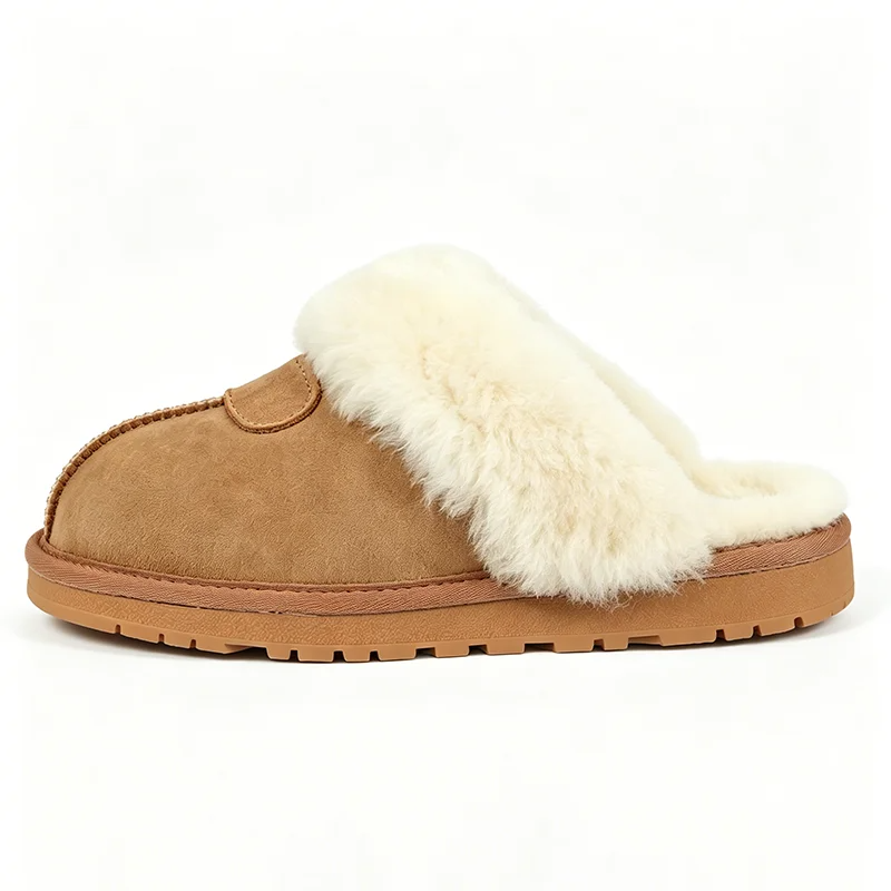 รองเท้าแตะขนสัตว์ธรรมชาติสำหรั - Women Shoes On Sale บทวิจารณ์และราคา