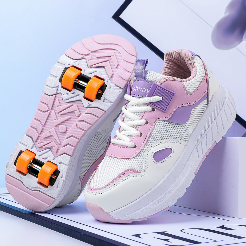 รองเท้าสเก็ตสำหรับเด็ก 4 ล้อ ร - Women'S Shoes Running Sports บทวิจารณ์และราคา