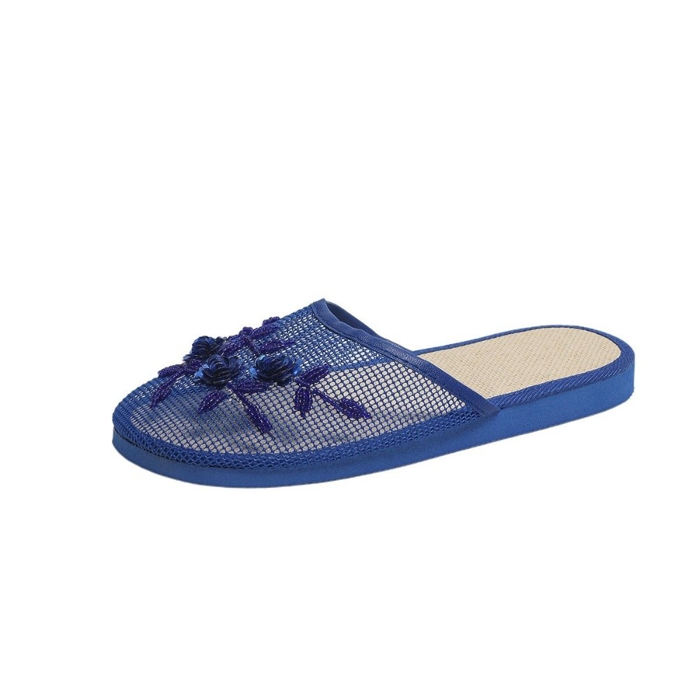 รองเท้าแตะตาข่ายปักลายดอกไม้แบ - Mule Slip On บทวิจารณ์และราคา
