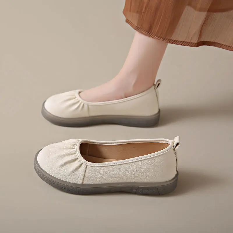 ผู้หญิงรองเท้าแบนส้นริ้วรอยSli - Women Shoes Quick Delivery บทวิจารณ์และราคา