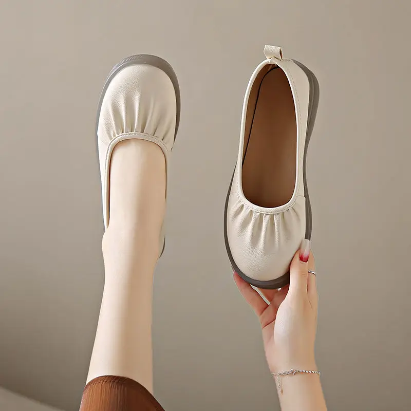 ผู้หญิงรองเท้าแบนส้นริ้วรอยSli - Women Shoes Quick Delivery บทวิจารณ์และราคา