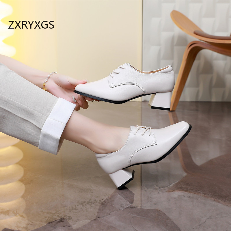 รองเท้าหนังผู้หญิง ZXRYXGS 202 - Women Shoes Size 4 In Cm บทวิจารณ์และราคา