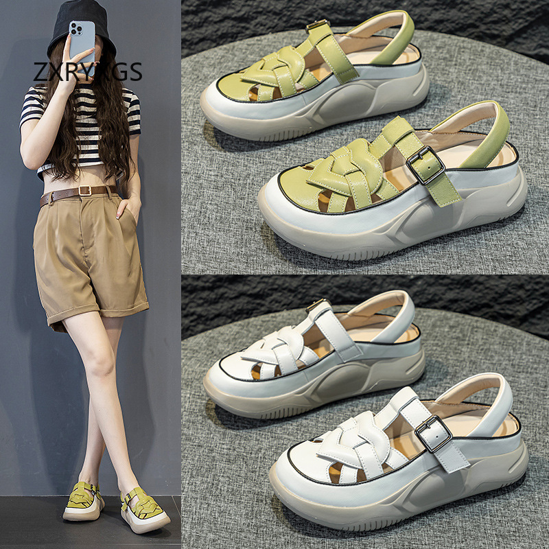 ZXRYXGS รองเท้าผ้าใบหนังวัวแท้ - Women Shoes Size 4 In Cm บทวิจารณ์และราคา