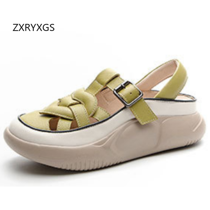 ZXRYXGS รองเท้าผ้าใบหนังวัวแท้ - Women Shoes Size 4 In Cm บทวิจารณ์และราคา