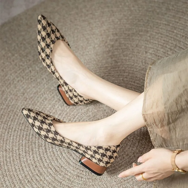 รองเท้าส้นเตี้ยแบบเรียบหรูสำหร - Women Shoes Quick Delivery บทวิจารณ์และราคา