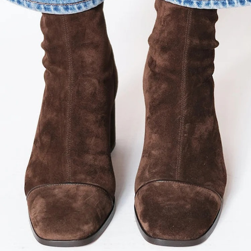 รองเท้าบูทหนังกลับสำหรับผู้หญิ - Western Cowgirl Boot บทวิจารณ์และราคา
