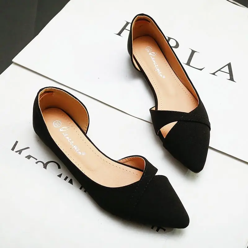 รองเท้าส้นเตี้ยสตรีไม่ลื่นเก๋แ - Women Shoes Quick Delivery บทวิจารณ์และราคา