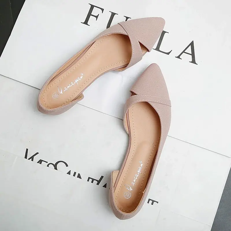 รองเท้าส้นเตี้ยสตรีไม่ลื่นเก๋แ - Women Shoes Quick Delivery บทวิจารณ์และราคา