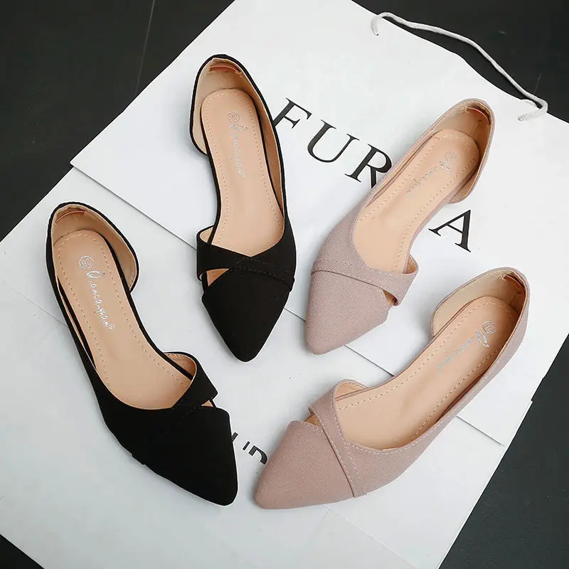 รองเท้าส้นเตี้ยสตรีไม่ลื่นเก๋แ - Women Shoes Quick Delivery บทวิจารณ์และราคา