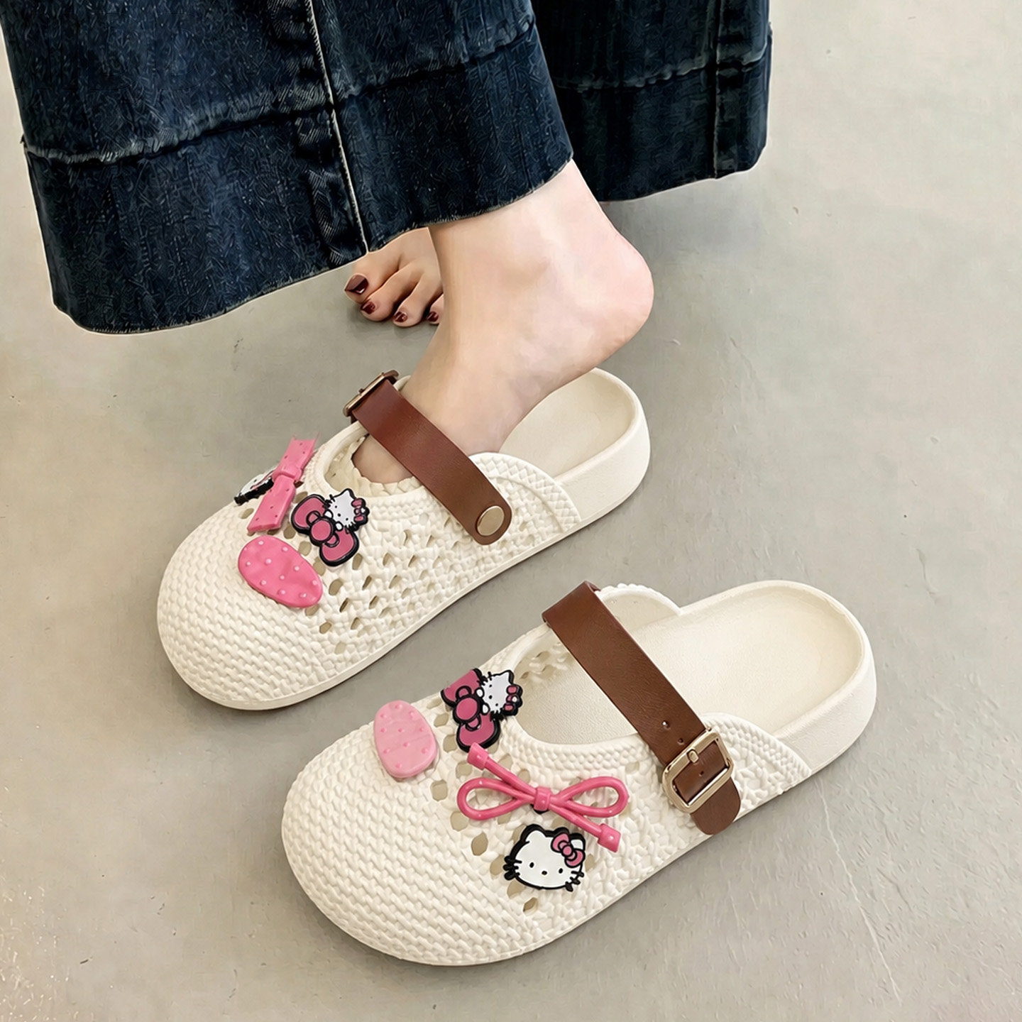 รองเท้าแตะผู้หญิงสำหรับฤดูร้อน - Mule Slip On บทวิจารณ์และราคา