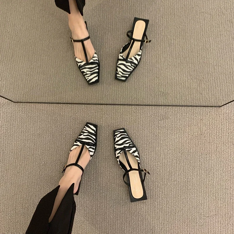 รองเท้าแตะแฟชั่นเปิดส้นสำหรับผ - Women Shoes Mules บทวิจารณ์และราคา
