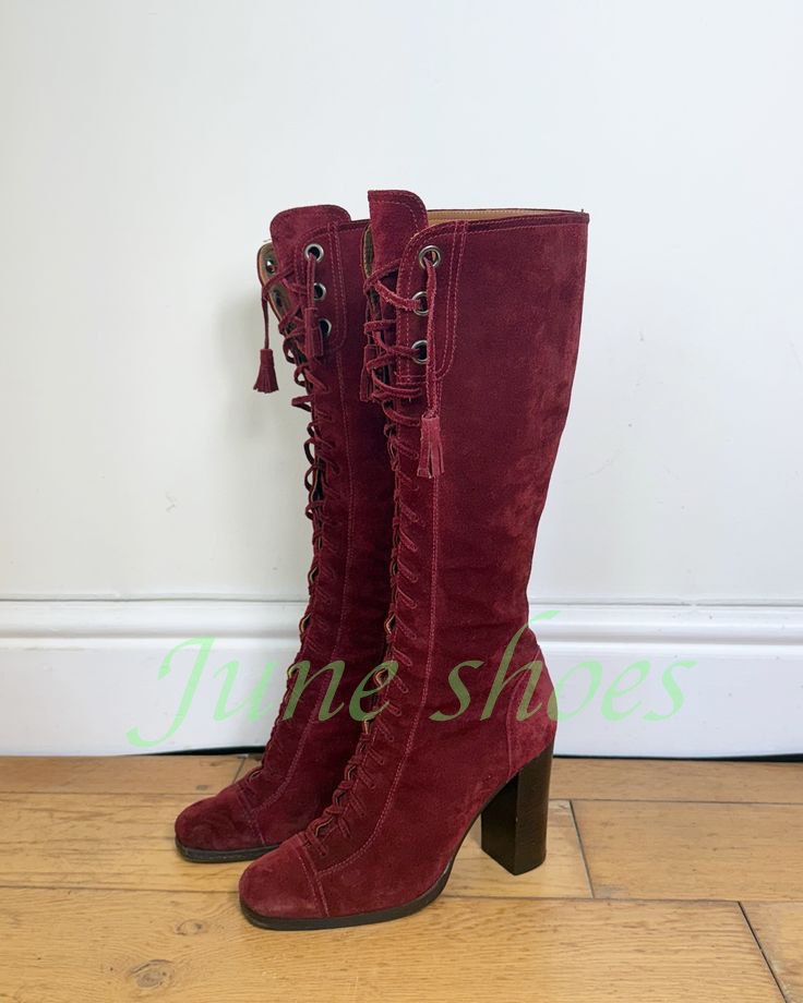 รองเท้าบูทผู้หญิงสีแดงเบอร์กัน - Western Cowgirl Boot บทวิจารณ์และราคา