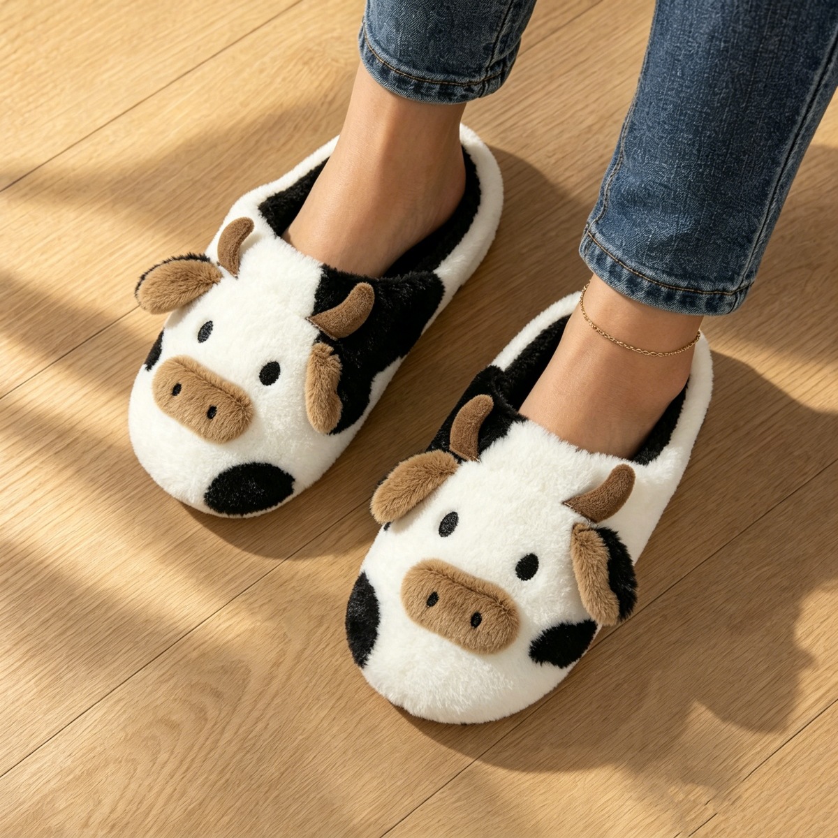 รองเท้าแตะขนวัวนุ่มสบายสำหรับผ - Women Shoes On Sale บทวิจารณ์และราคา