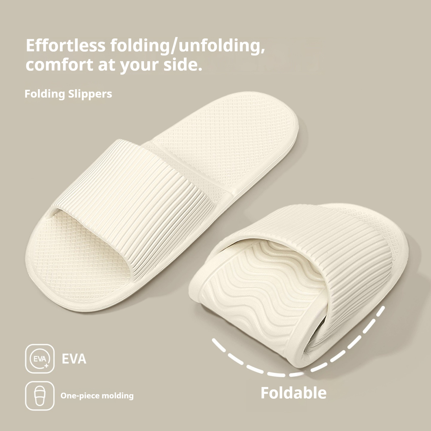 รองเท้าแตะแบบพับได้ วัสดุ EVA  - Mule Slip On บทวิจารณ์และราคา