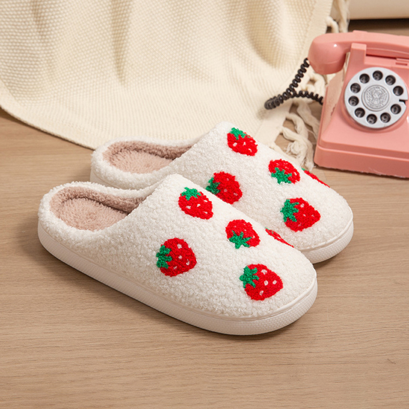 รองเท้าแตะผู้หญิงลายสตรอว์เบอร - Women Shoes On Sale บทวิจารณ์และราคา