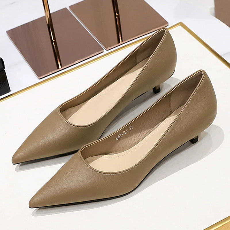 รองเท้าส้นสูงหัวแหลมแบบแฟชั่น  - Women Shoes Size 4 In Cm บทวิจารณ์และราคา