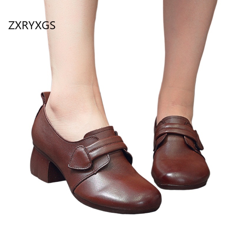 รองเท้าหนังวัวแท้ ZXRYXGS 2025 - Women Shoes Size 4 In Cm บทวิจารณ์และราคา